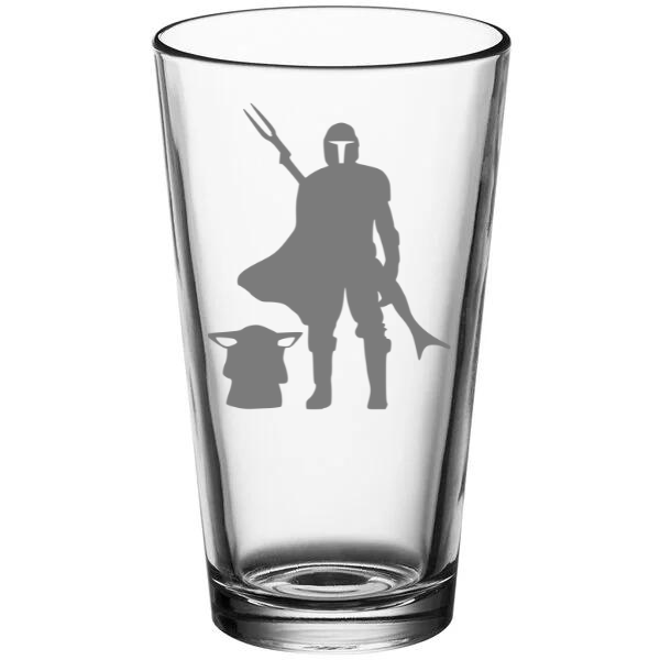 Mandalorian Beer Glass