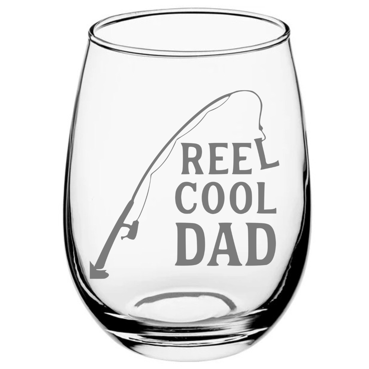 Wine Glass Reel Cool Dad