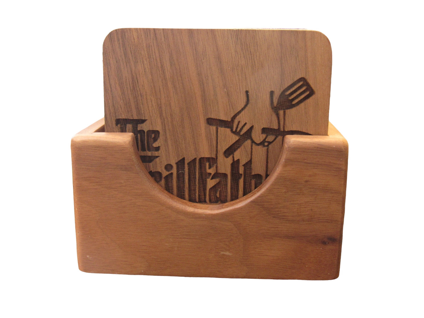 The Grill Father Wood Coasters