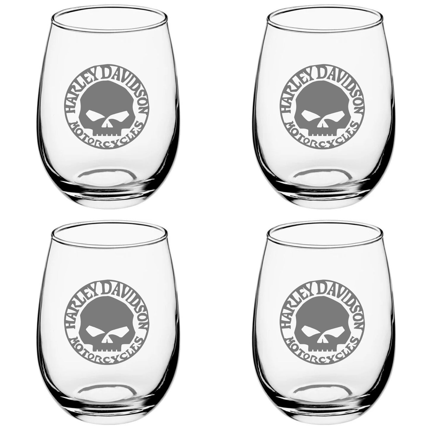 Harley Davidson Skull Wine Glass: Embrace the Biker Spirit