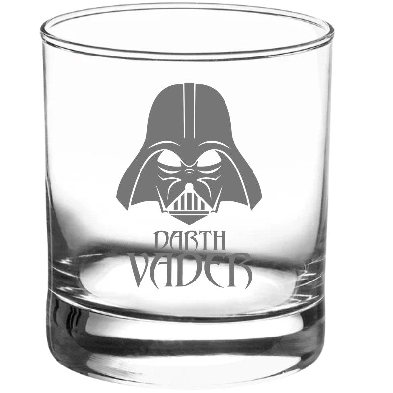 Darth Vader Rocks Glass Set of 4 - Art by Parts