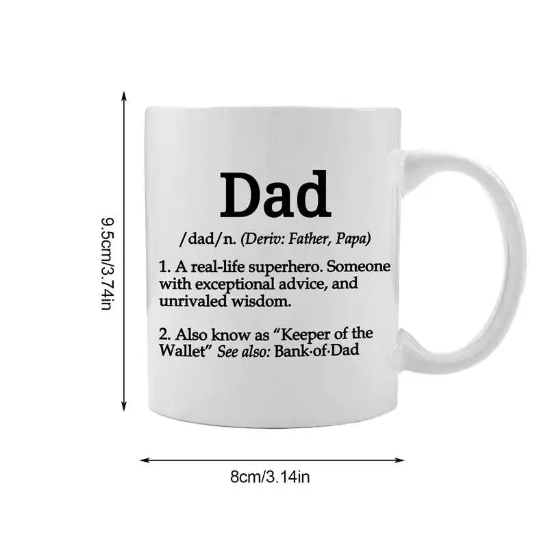 Father's Day Mug Cup 350ml Large Capacity Mug Cup - Art by Parts