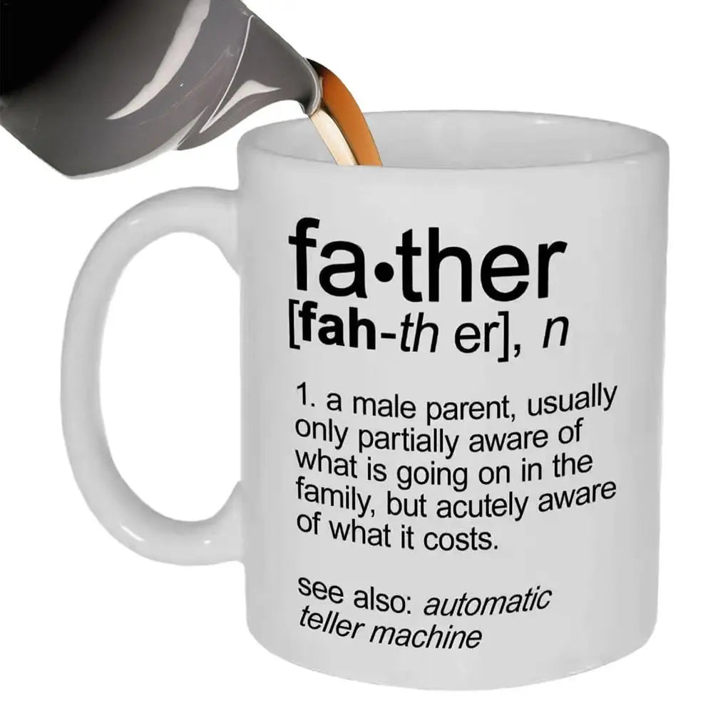 Father's Day Mug Cup 350ml Large Capacity Mug Cup - Art by Parts