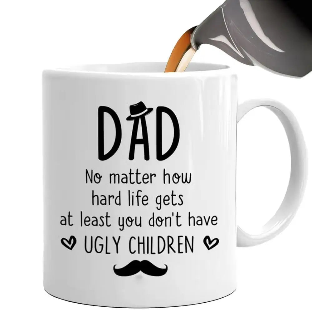 Father's Day Mug Cup 350ml Large Capacity Mug Cup - Art by Parts