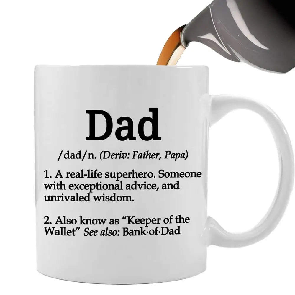 Father's Day Mug Cup 350ml Large Capacity Mug Cup - Art by Parts