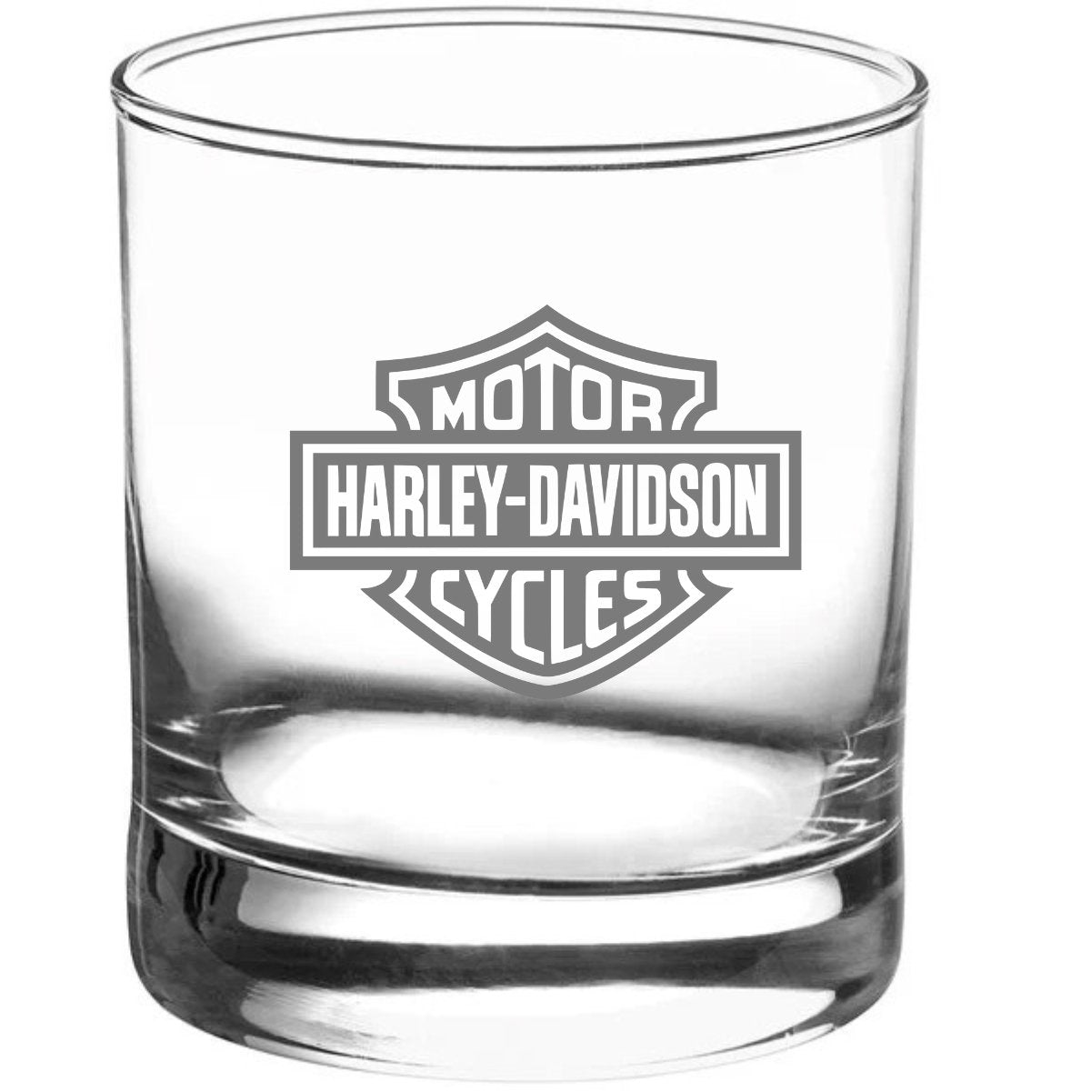 Harley Davidson Rocks Glass Set of 4 - Art by Parts